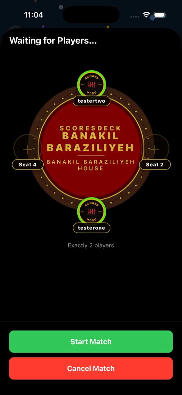 Banakil Baraziliyeh — Create the match