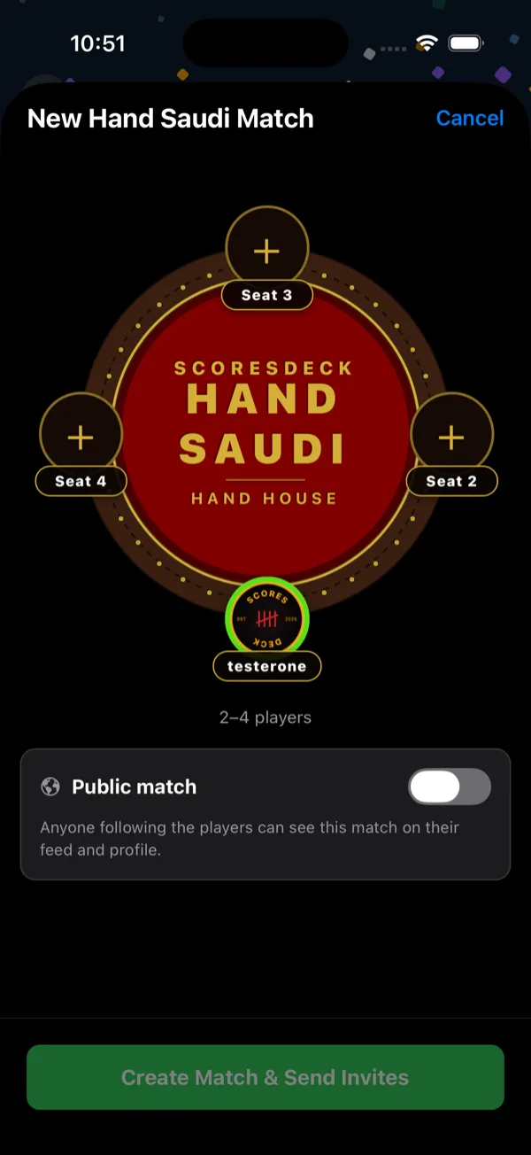 Hand Saudi — Set the table