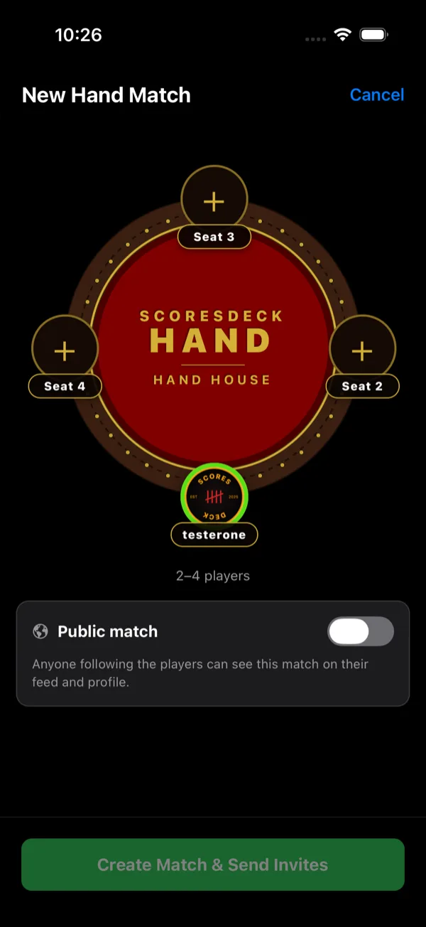 Hand — Set the table