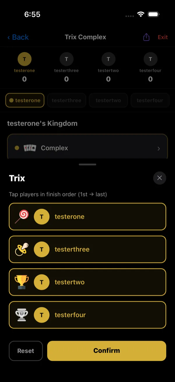 Trix Complex — Score the Trix contract
